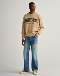 USA Graphic sweatshirt met ronde hals