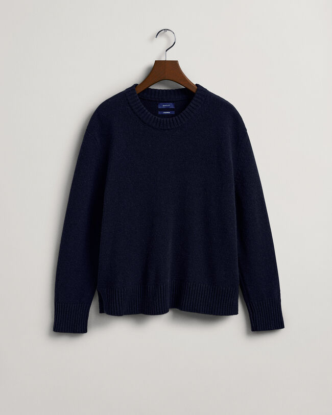 Sweater met ronde hals van kasjmier