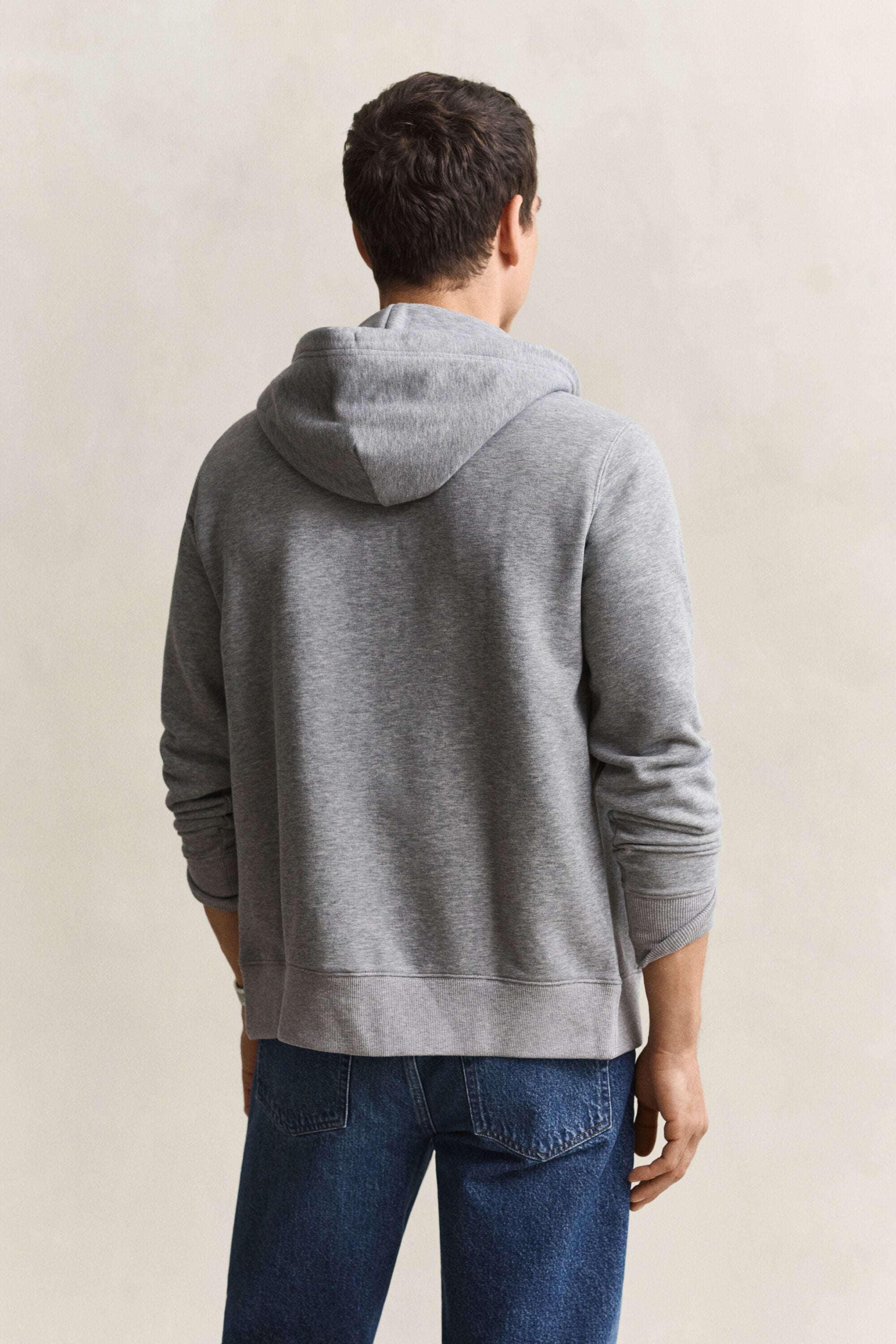Shield hoodie met ritssluiting