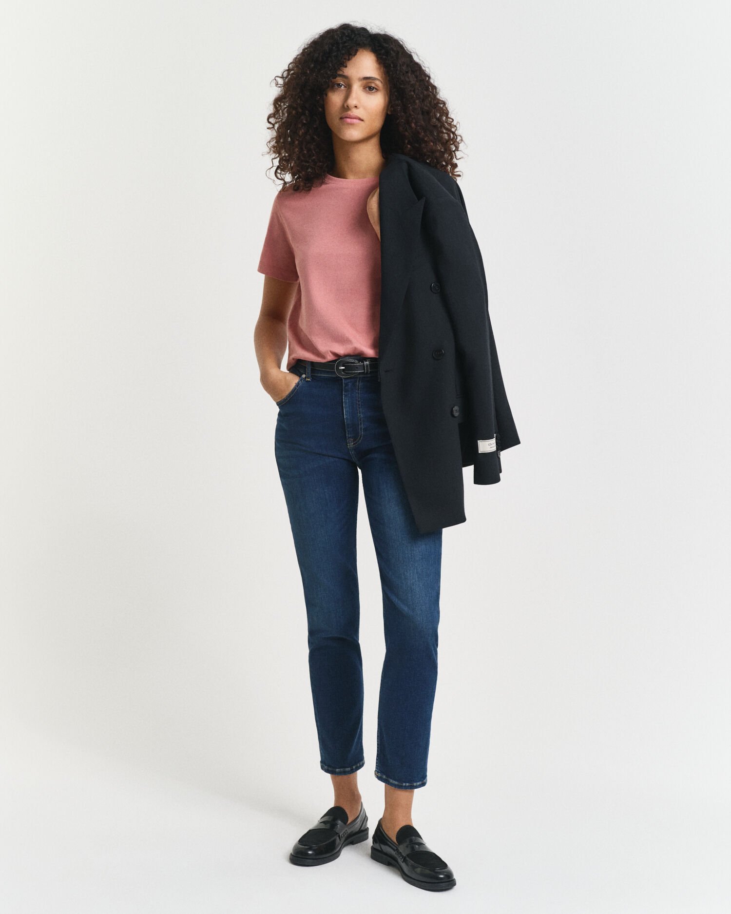 Slim Fit cropped jeans