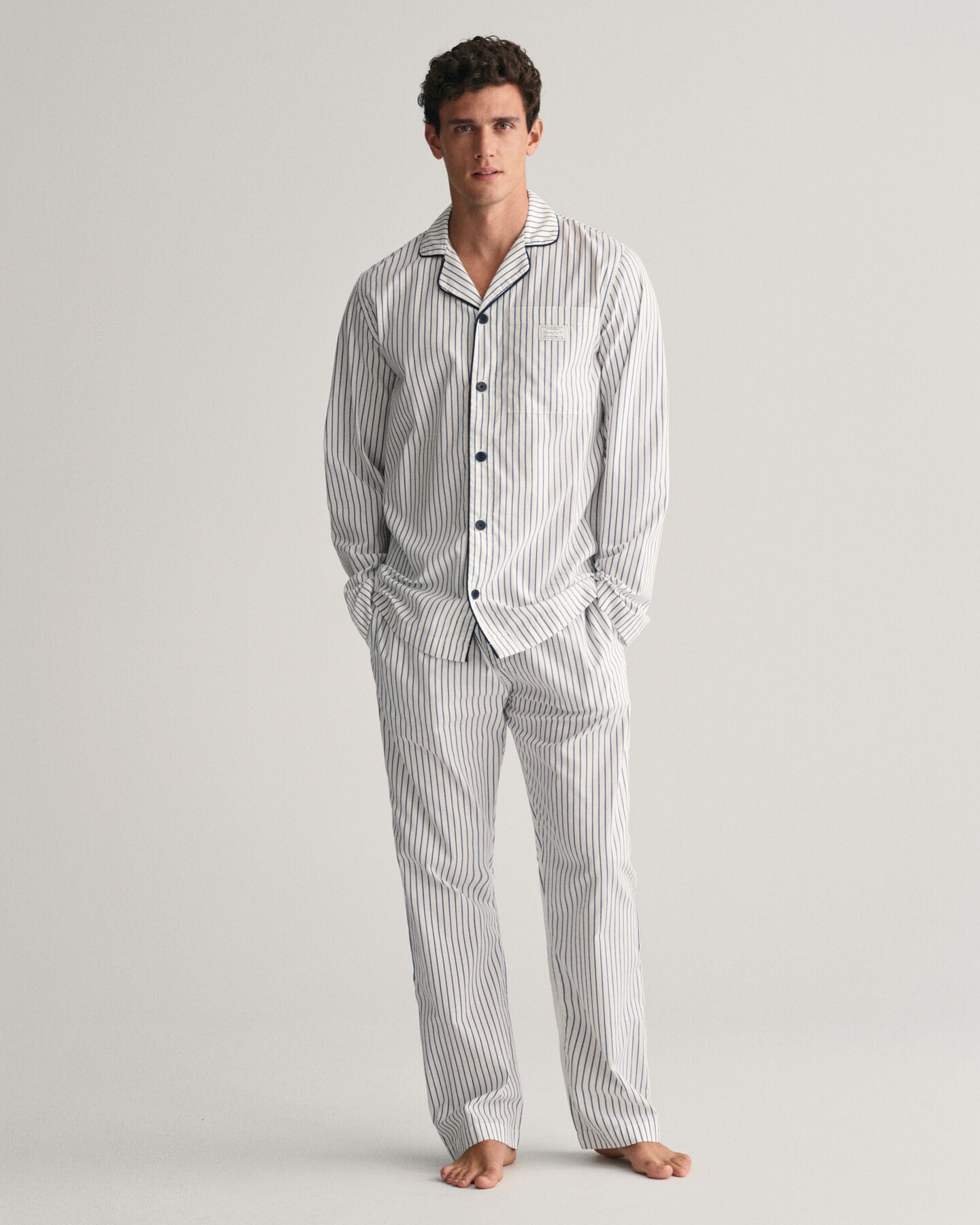 Gestreepte pyjamabroek & -shirt in cadeauverpakking