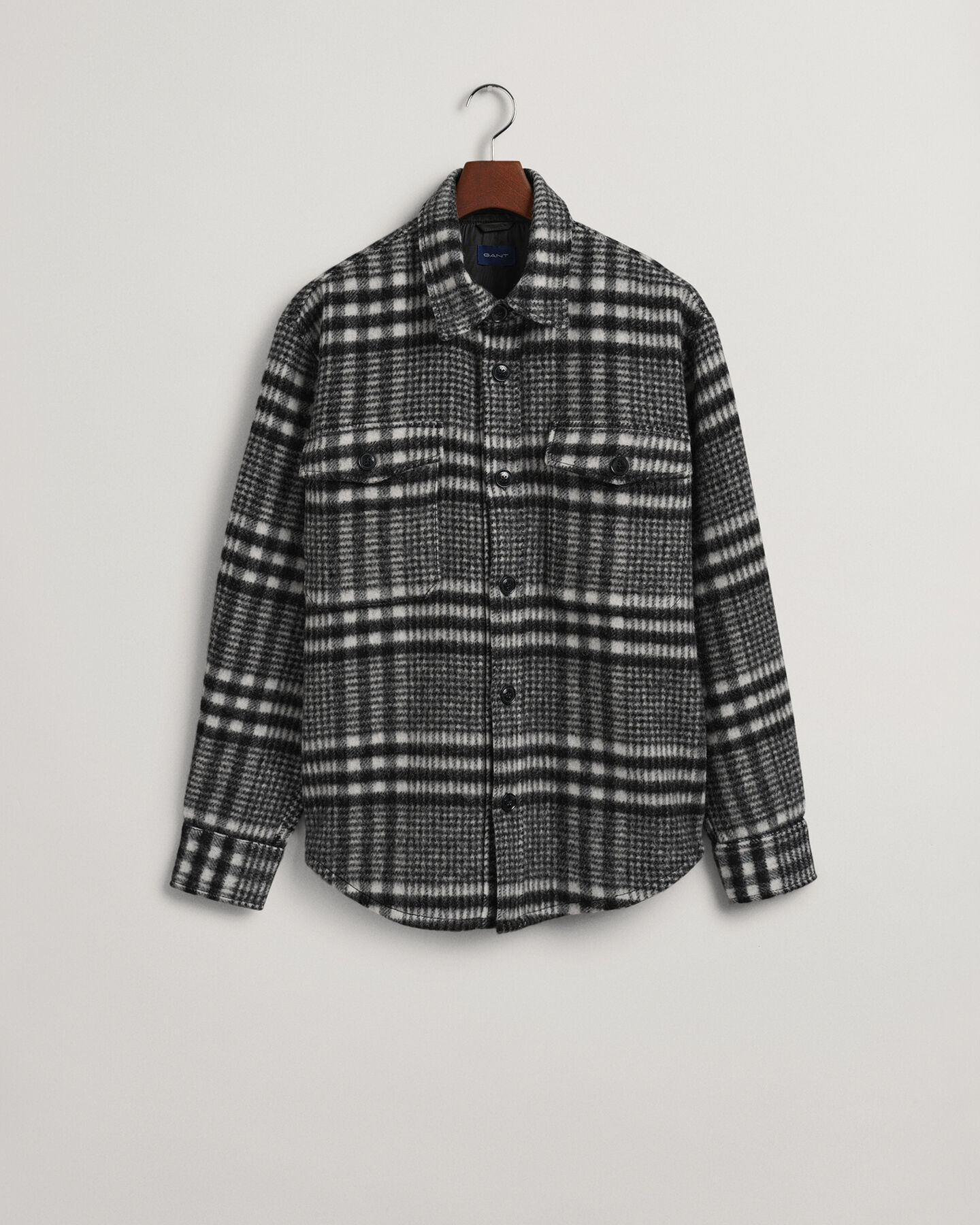 Pied-de-poule overshirt