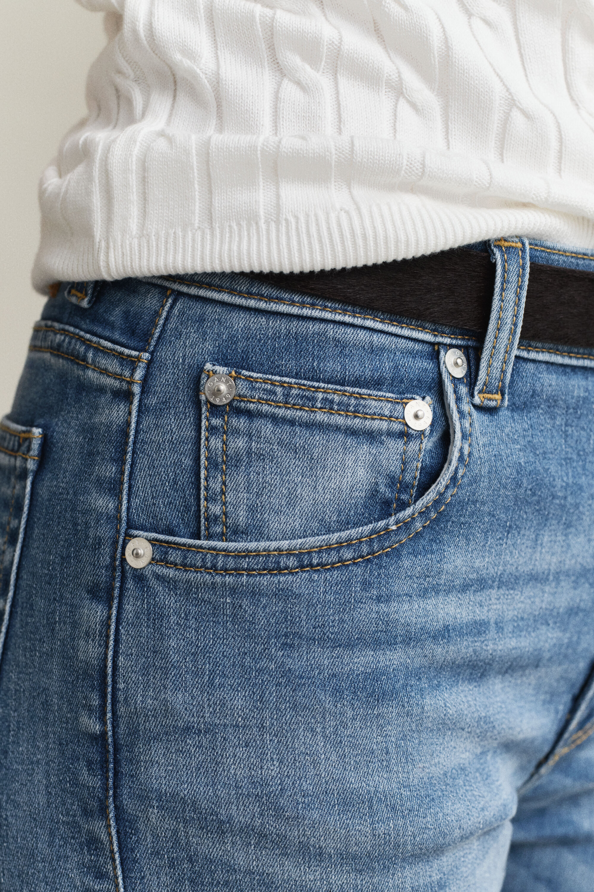 Skinny jeans met stretch