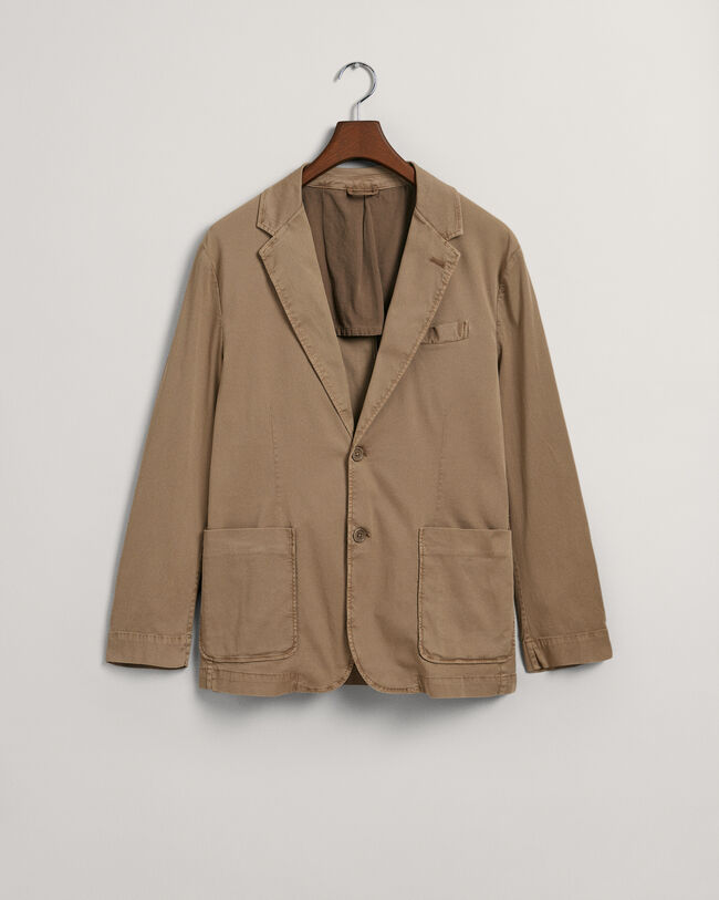 Kostuumblazer van katoen