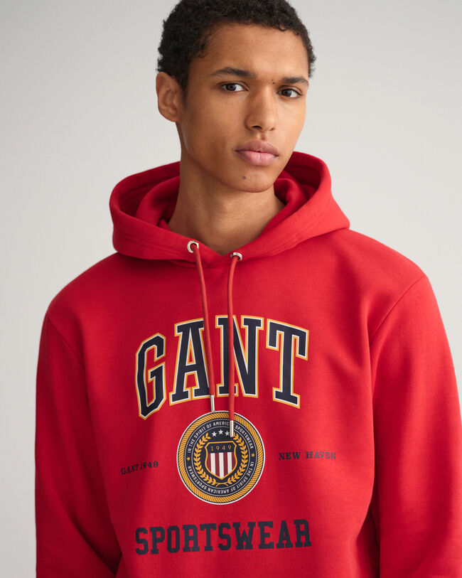 Crest Shield hoodie van sweatstof