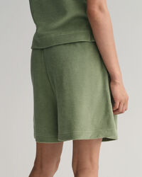 Teen Girls Terry Cloth short met hoge taille