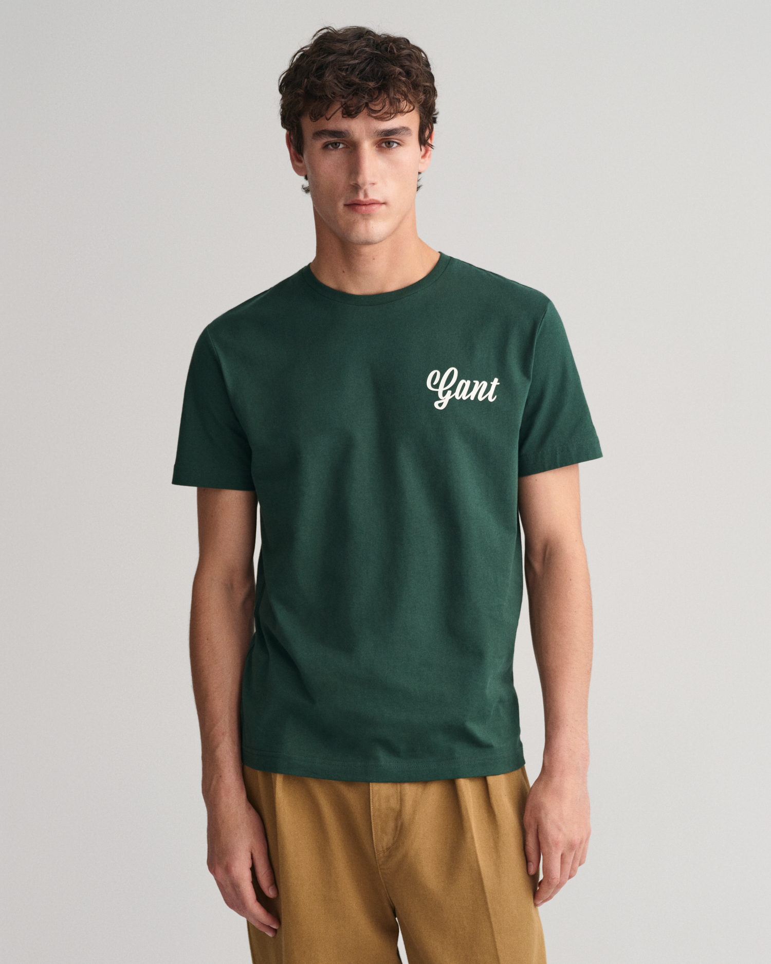 GANT Men Small Graphic T-shirt (L) Groen Gant