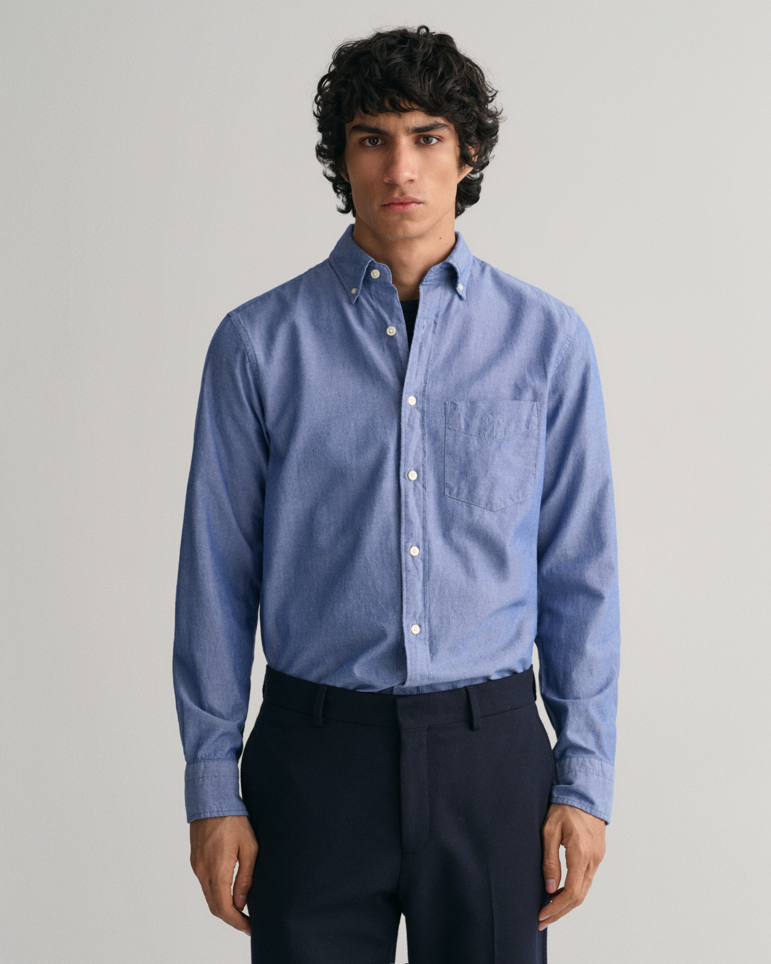 GANT Men Regular Fit Archive Oxford-overhemd (XL) Blauw Gant