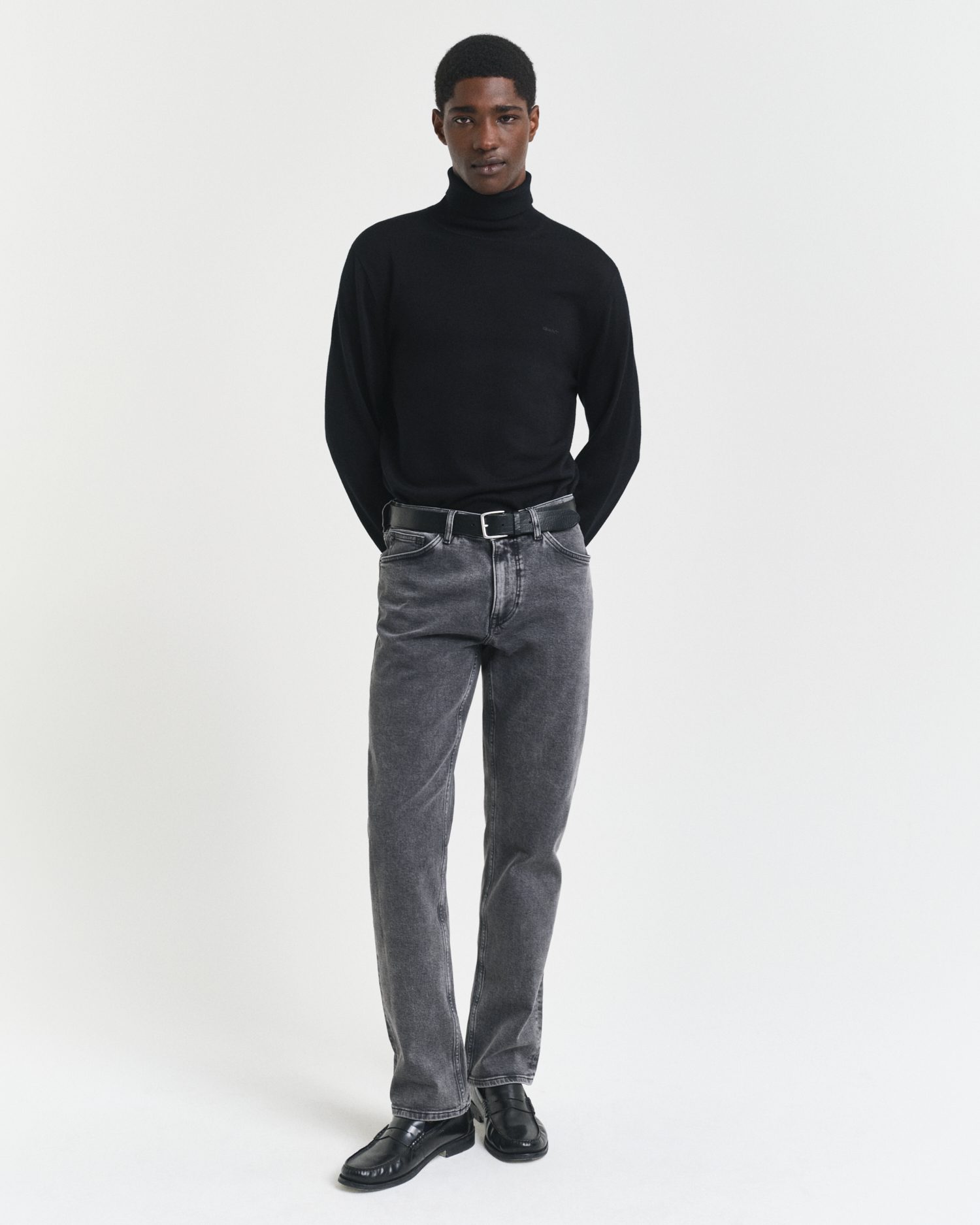 Gant Boys Black Mildly Distressed Jeans main image 1